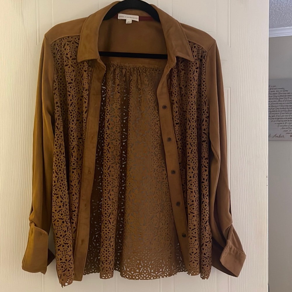 Suede button up from Buckle